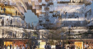 MVRDV Memperkenalkan Bangunan Bertenaga Surya yang Terlihat Seperti Batu Kristal