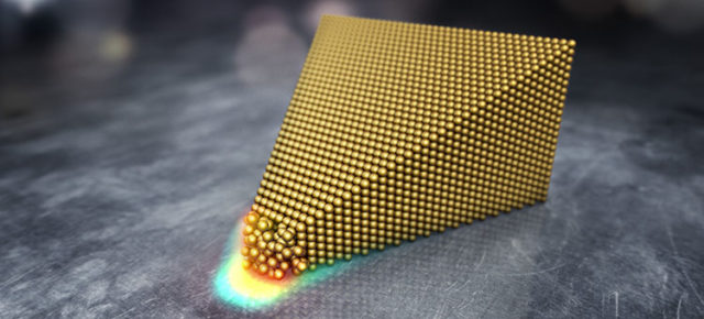 Para peneliti mencairkan emas pada suhu ruangan