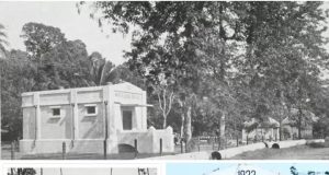 Sejarah Singkat Gardu Tua di Taman Air Mancur Kota Bogor