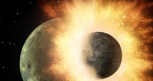 Gas Mulia di Bulan Mendukung Hipotesis Theia