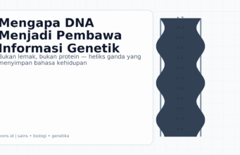 Mengapa DNA Menjadi Pembawa Informasi Genetik — Bukan Lemak, Bukan Protein