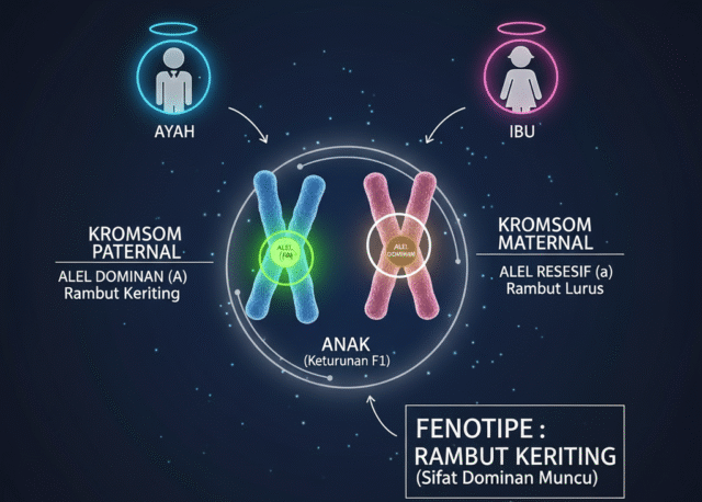 Membongkar Rahasia DNA: Dari Benang Kusut di Inti Sel hingga Sifat Keturunan Kita