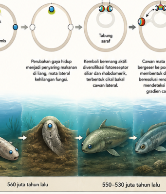 Dari Satu Mata Purba ke Dua Mata Manusia: Asal-Usul Mata Vertebrata yang Mengejutkan